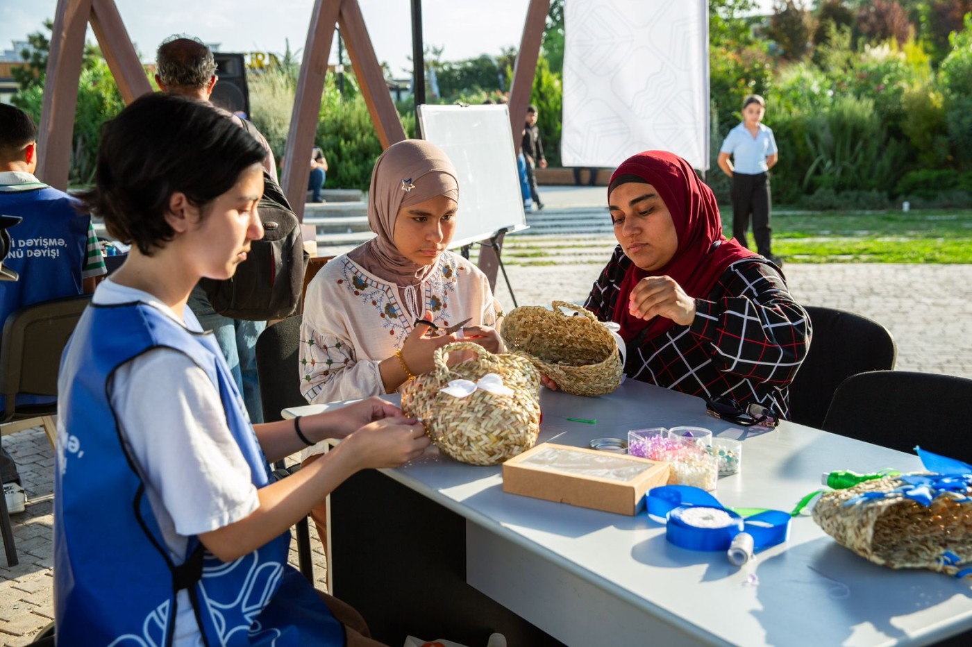 “Tullantıları hədiyyələrə dəyiş” festivalı keçirildi - FOTOLAR